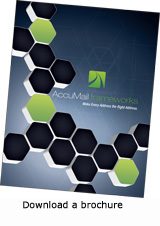 AccuMail frameworks address correction brochure